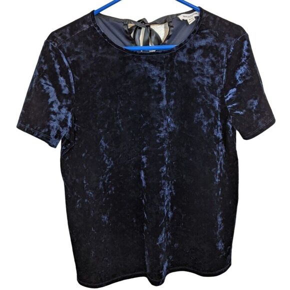 Beach Lunch Lounge Collection Top Crushed Velvet Relaxed Boxy Fit Size Small - Picture 1 of 8